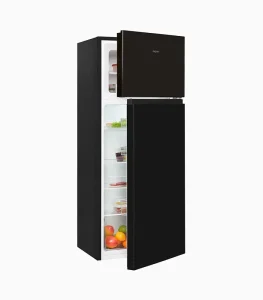 Exquisit Kühl-Gefrierkombination KGC270-45-010E schwarz | 206 l Nutzinhalt HxBxT 143,5 x 55,0 x 54,5 cm