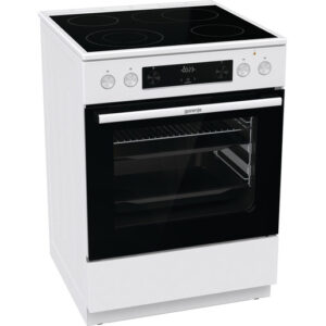 Gorenje GECS6C70WPA Elektroherd mit Glaskeramik-Kochfeld (HxBxT) 850x600x600mm