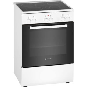 Bosch Serie 2 HKA090220 Elektroherd mit Glaskeramik-Kochfeld (HxBxT) 850x600x600mm