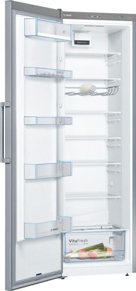 Bosch Serie 4, Freistehender Kühlschrank mit VitaFresh Box, 186 x 60 cm, Edelstahl-Optik KSV36VLDP