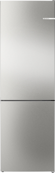 Bosch EXCLUSIV Stand-Kühl-Gefrierkombination, NoFrost, C>159kWh,186x60x66,5cm, Edelstahl (mit Antifingerprint) KGN36EICF Serie 4. **Cashback 100 Euro Technik-Bonus