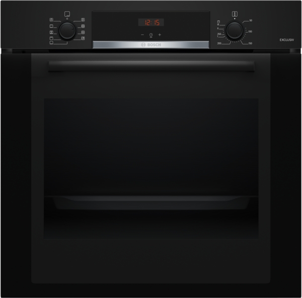 Bosch Einbau-Backofen 3D-Heißluft, Teleskop-Auszug, HBA3140B3 Serie 4