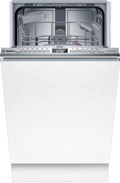Bosch Exklusiv Einbau-Geschirrspüler 45 cm SPD4ELX01D Serie 4. Efficient Dry: verbesserte Trocknungsleistung durch automatische Türöffnung