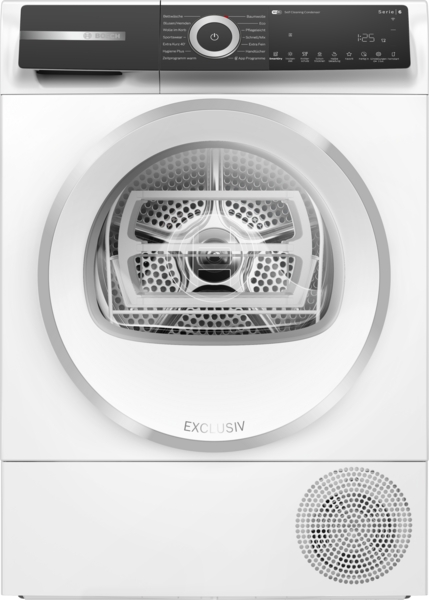 Bosch Exklusiv Wärmepumpentrockner 9 kg, WQH245B90 Serie 6, Auto Dry: trocknet deine Wäsche genauso, wie du es wünschst. **Cashback 100 Euro Technik-Bonus