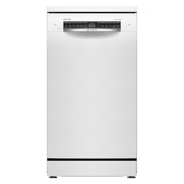 Bosch Exklusiv Stand-Geschirrspüler 45 cm SPS4ELW01D Serie 4. Efficient Dry: verbesserte Trocknungsleistung durch automatische Türöffnung