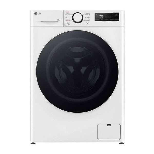 LG V5WD95SLIM Waschtrockner 9 kg / 5 kg Slim Fit: Dieses Modell ist mit einer Tiefe von nur 53,5 cm (Deckplattentiefe 47,5 cm) ein platzsparendes Wunder, dass auch in kleinen Wohnräumen den perfekten Platz findet.