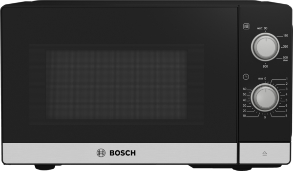 Bosch Freistehende Mikrowelle, 44 x 26 cm, Schwarz-Edelstahl Serie 2, FFL020MS2