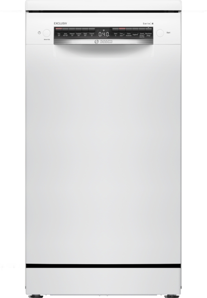 Bosch Exklusiv Einbau-Geschirrspüler Unterbau-Stand 45 cm SPS4EMW02D Serie 4. **Cashback 100 Euro Technik-Bonus