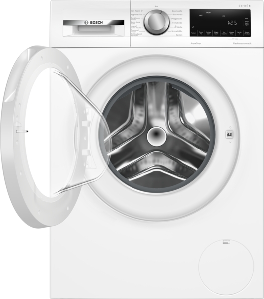 Bosch Serie 6, Waschmaschine, Frontlader, 9 kg, max. 1400 U/min. WGG244Z9F4. Perfekte Ergebnisse bei minimalem Energie- und Wasserverbrauch, dank Energie-Effizienzklasse A und ActiveWater Plus.