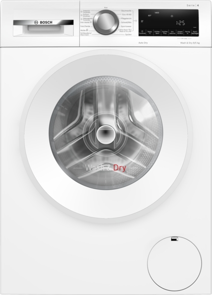 Bosch WNA14491 Serie 4 Waschtrockner 9 kg / 5 kg . Waschen und Trocknen in einem Durchgang.